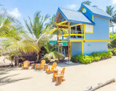 Beachfront Boho Loft Hopkins Belize-Sand Dollar